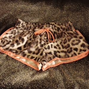 OP cheetah shorts